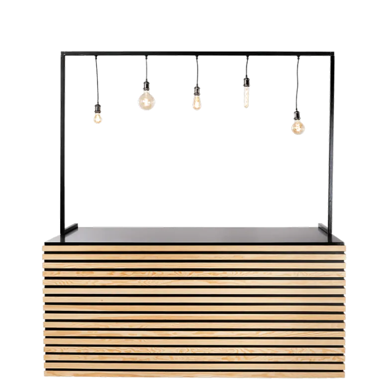 Arche ampoules Retro pour buffet pliant