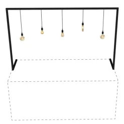 Arche ampoules Retro pour buffet pliant
