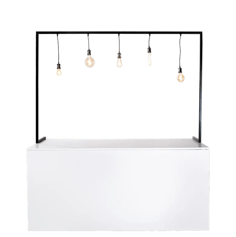 Arche ampoules Retro pour buffet pliant