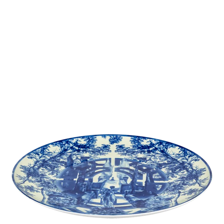 Assiette de présentation Capri bleue Ø 32,5 cm
