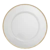 Assiette de présentation en verre Beverly filet or Ø 32 cm
