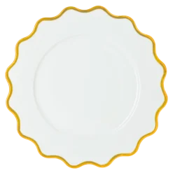 Assiette de présentation Gold Flower Ø 32 cm