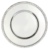 Assiette de présentation métal argenté Ø 33 cm