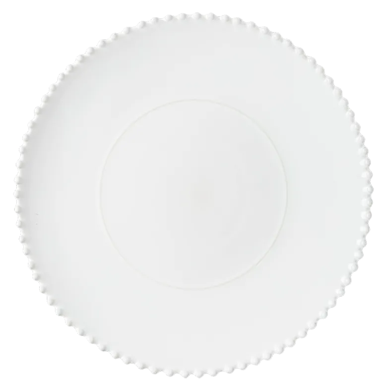 Assiette de présentation perle nacrée Ø 33 cm