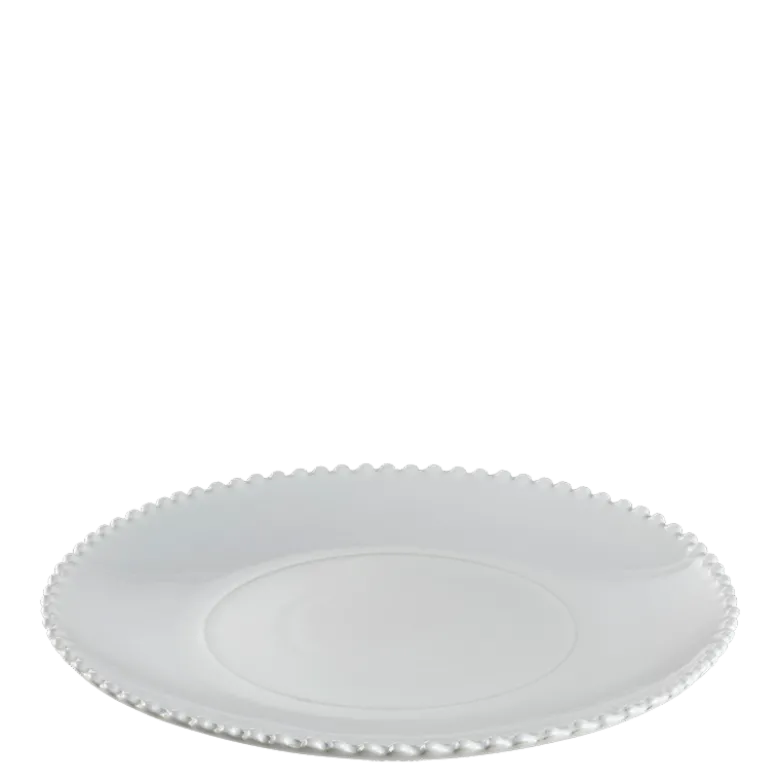 Assiette de présentation perle nacrée Ø 33 cm