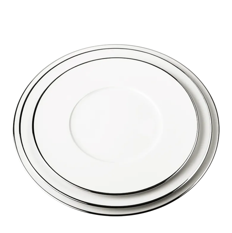 Assiette de présentation Plane Filet Argent Ø 29 cm