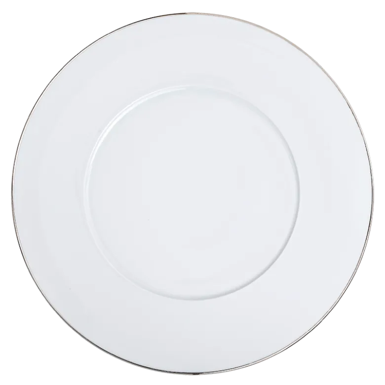 Assiette de présentation Plane Filet Argent Ø 29 cm