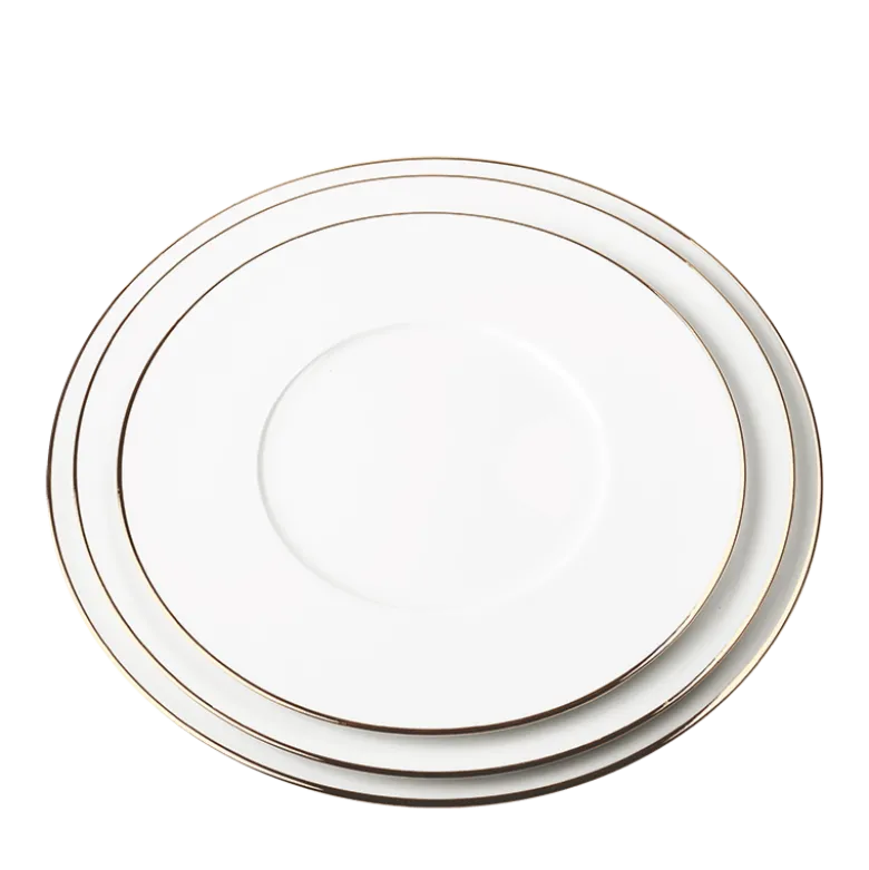 Assiette de présentation Plane Filet Or Ø 29 cm