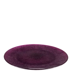 Assiette de présentation Strass prune Ø 32 cm