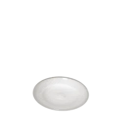 Assiette à pain blanche en verre Ø 14 cm