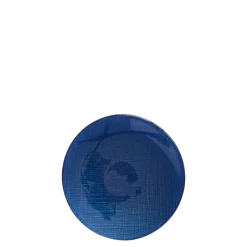 Assiette à pain bleue en verreØ 14 cm