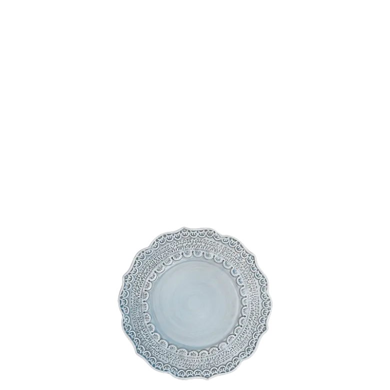 Assiette à pain Dentelle bleu pastel Ø 15 cm