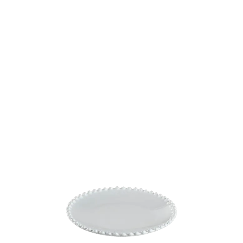 Assiette à pain perle nacrée Ø 17 cm