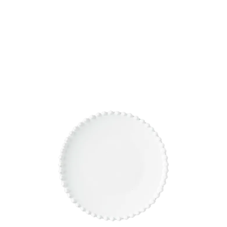 Assiette à pain perle nacrée Ø 17 cm