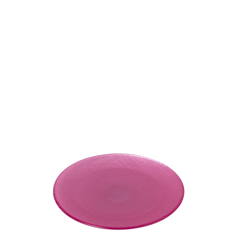 Assiette à pain rose poudré Ø 14 cm