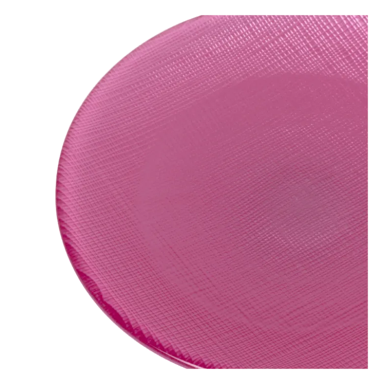 Assiette à pain rose poudré Ø 14 cm