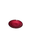 Assiette à pain rouge en verre Ø 14 cm
