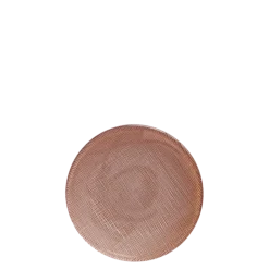 Assiette à pain taupe en verre Ø 14 cm
