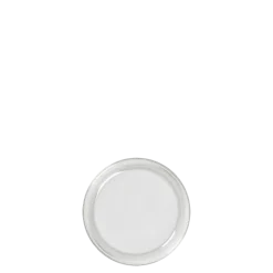 Assiette à pain verre filet argent Ø 12 cm