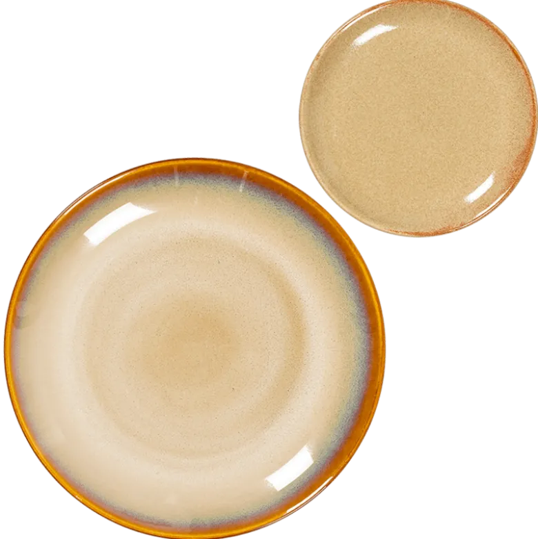 Assiettes Corfou beige