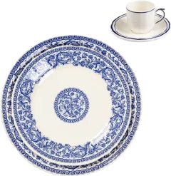Assiettes Gien bleue