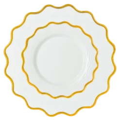 Assiettes Gold Flower
