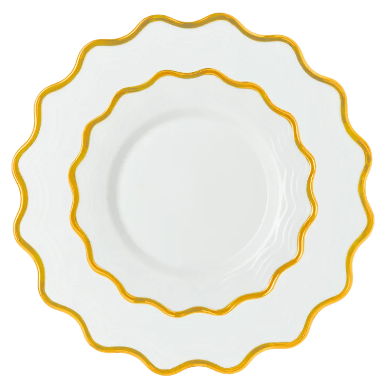 Assiettes Gold Flower