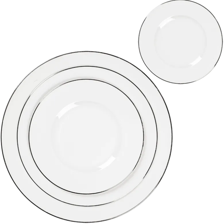 Assiettes Platinium