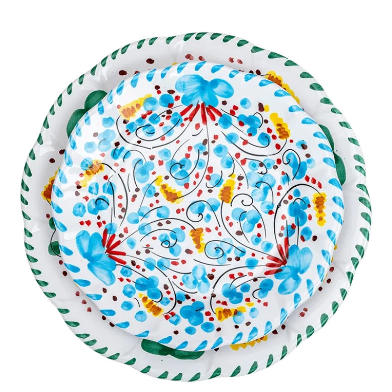 Assiettes POPOLO per Vaisselle Vintage