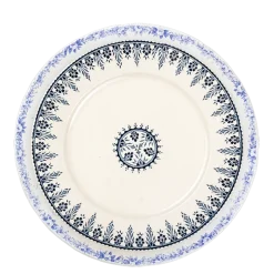 Assiettes Vintage bleu vert
