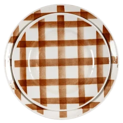 Assiettes Vintage Carreau