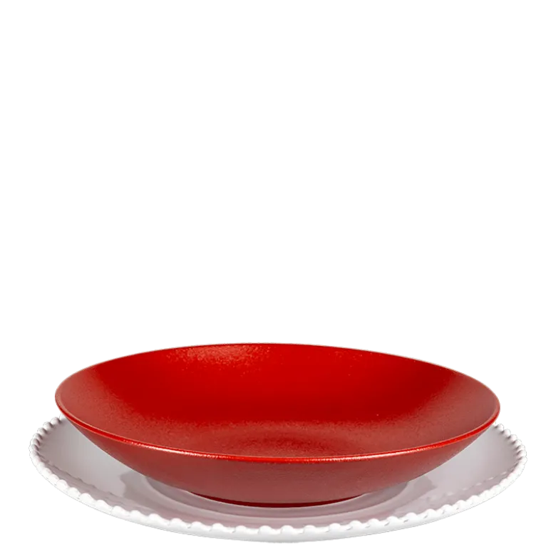 Assiette Tobou rouge Ø 30 cm