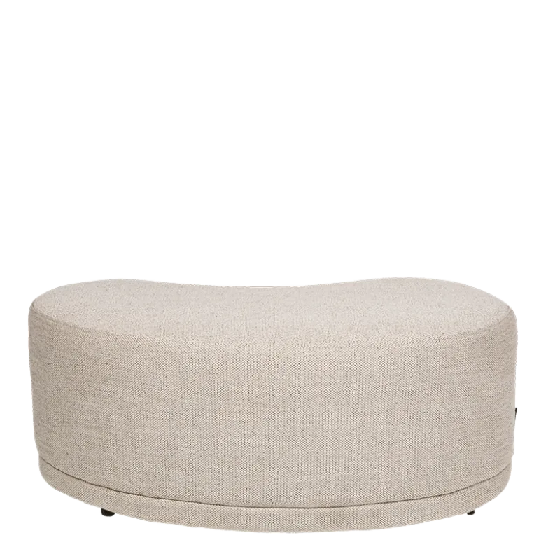 Banc Galet beige 60 x 100 cm H 40 cm