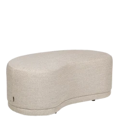 Banc Galet beige 60 x 100 cm H 40 cm