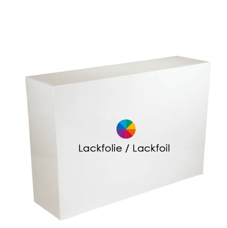Banque d'accueil Lackfolie 40 x 150 cm H 110 cm - 48 h