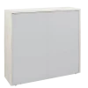 Banque d'accueil pliante blanche 35 x 120 cm H 110 cm