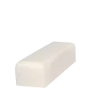Banquette en vinyle blanc 50 x 150 cm H 40 cm