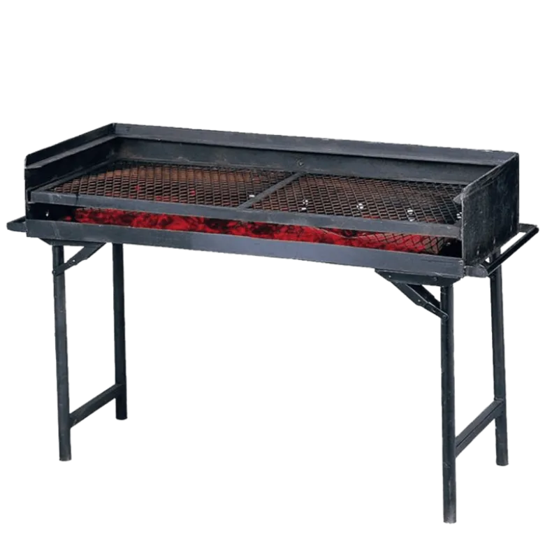 Barbecue en fer L120 x H 110 x l 50 cm