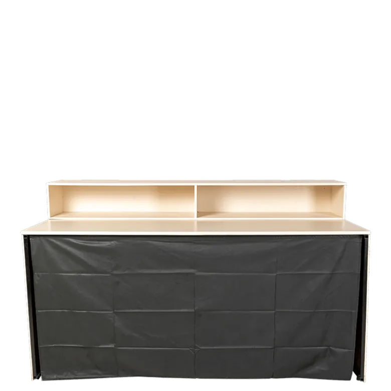 Bar buffet pliant Cigare Club beige 100 x 200 cm H 110 cm