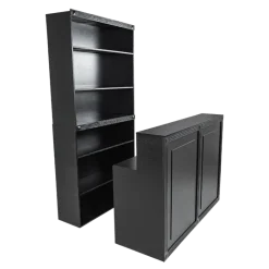 Bar pliant Cigare Club noir 55 x 150 cm H 115 cm