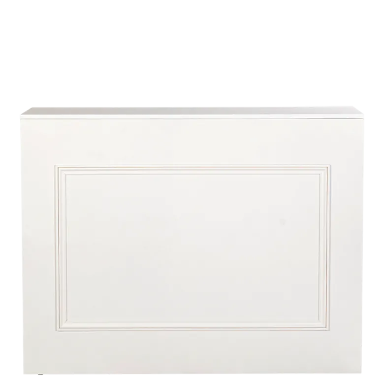 Bar pliant Moulure blanc 55 x 150 cm H 115 cm