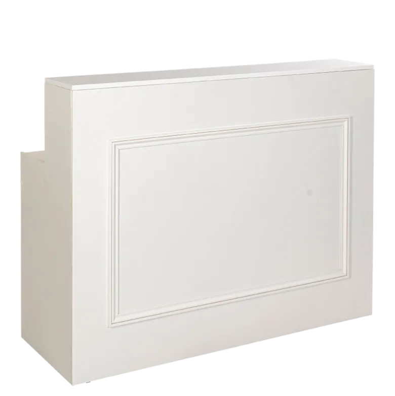 Bar pliant Moulure blanc 55 x 150 cm H 115 cm