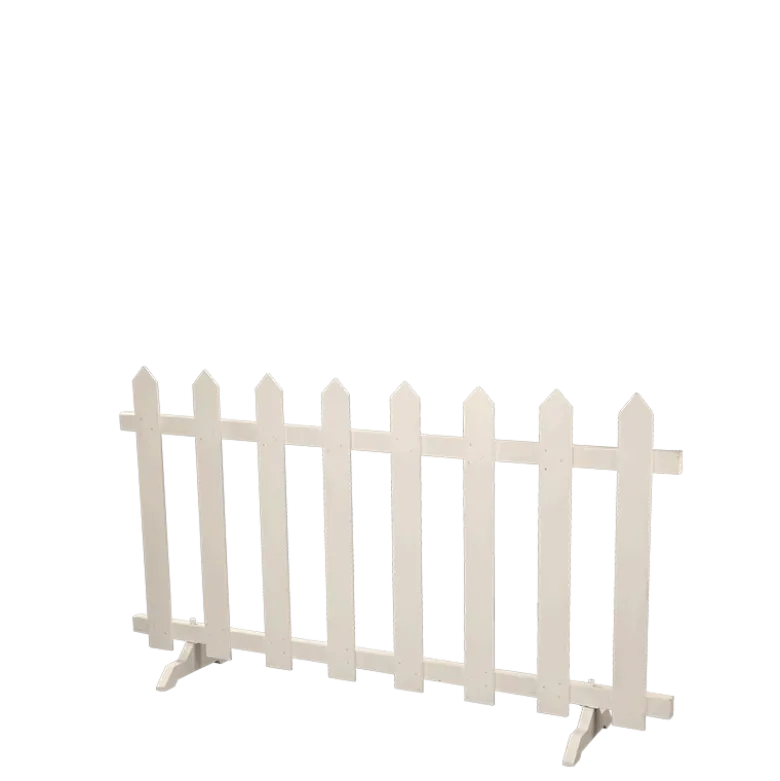 Barrière blanche Vincennes L 200 cm H 110 cm hors montage