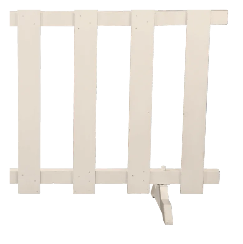 Barrière blanche Vincennes L 200 cm H 110 cm hors montage