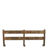 Barrière en bois L 250 H 100 cm l 8 cm