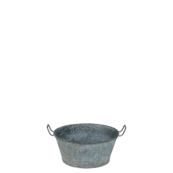 Bassine en zinc vintage petit format