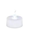 Bougie à LED blanche Ø 3,8 cm fournie avec pile