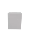Buffet cube lycra blanc sur roulettes 69 x 86 H 106 cm - 24h