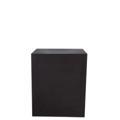 Buffet cube lycra noir sur roulettes 69 x 86 H 106 cm - 24h