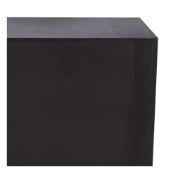 Buffet cube lycra noir sur roulettes 69 x 86 H 106 cm - 24h